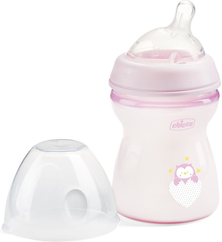 Chicco Natural Feeling Girl biberon 2m+ 1 pcs