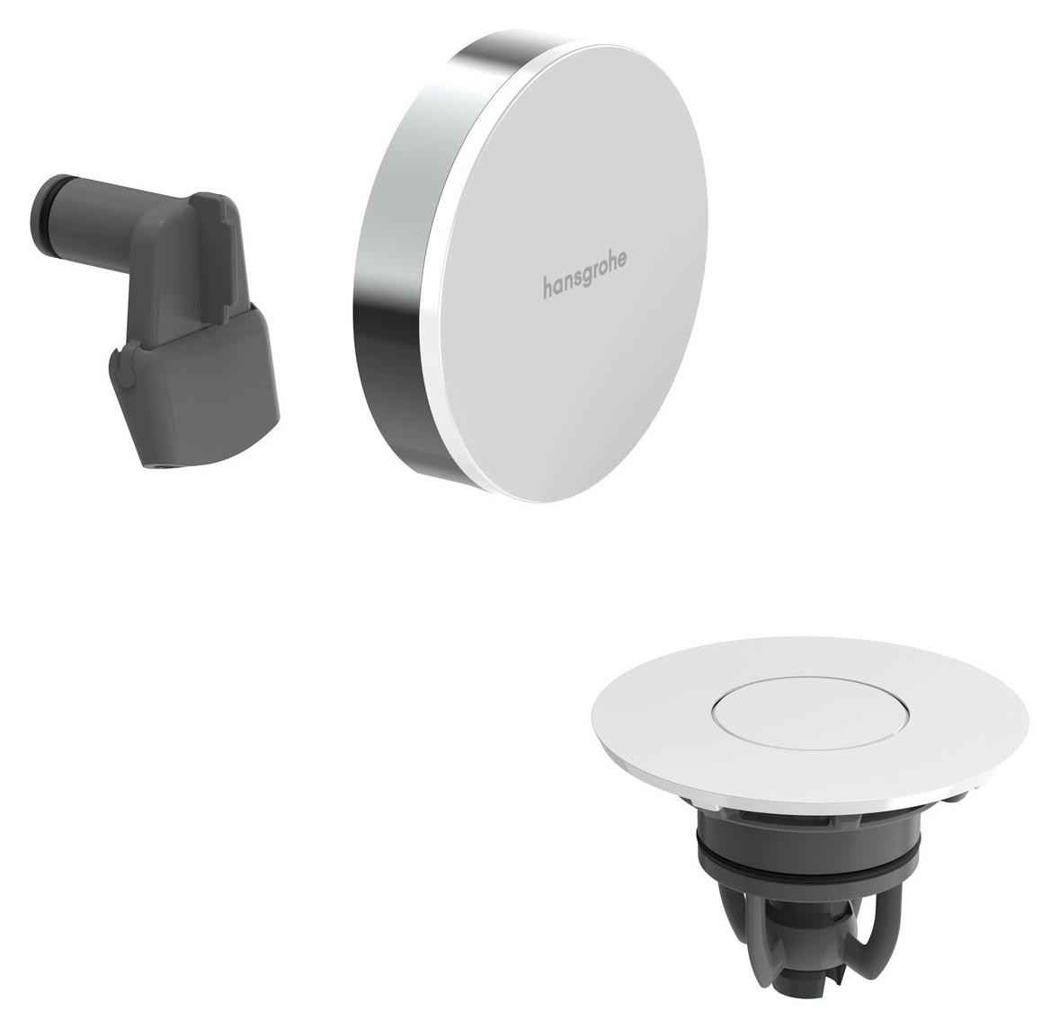 Hansgrohe Exafill afvoer- en overloopset, chroom hoogglans, 1 stuk