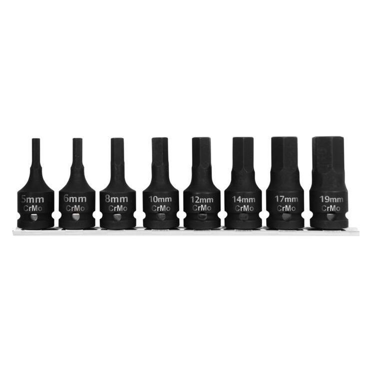 Proline Pro-Line Rinkinys Sechskant-Steckschlüsseleinsätze 1/2" H6-H19 8 Stück (18491) (18491)