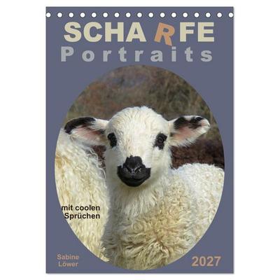 Scharfe Portraits (Tischkalender 2027 DIN A5 hoch), CALVENDO Monatskalender