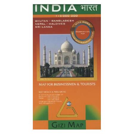 Gizi Map . India,Geographical Map (69911018)