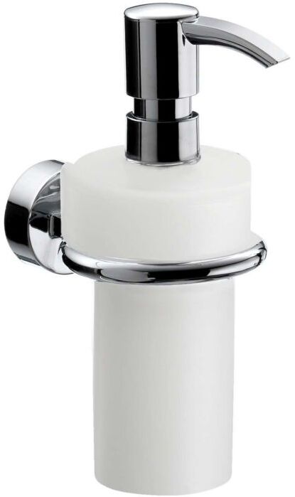 Emco Flüssigseifenspender 452100102 Rondo 2 chrom, Behälter und Dosierpumpe Kunststoff