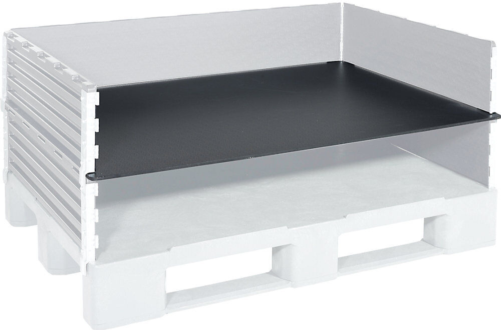 kaiserkraft Zwischenlagen, für Aufsatzrahmen aus Kunststoff, LxB 1200 x 1000 mm