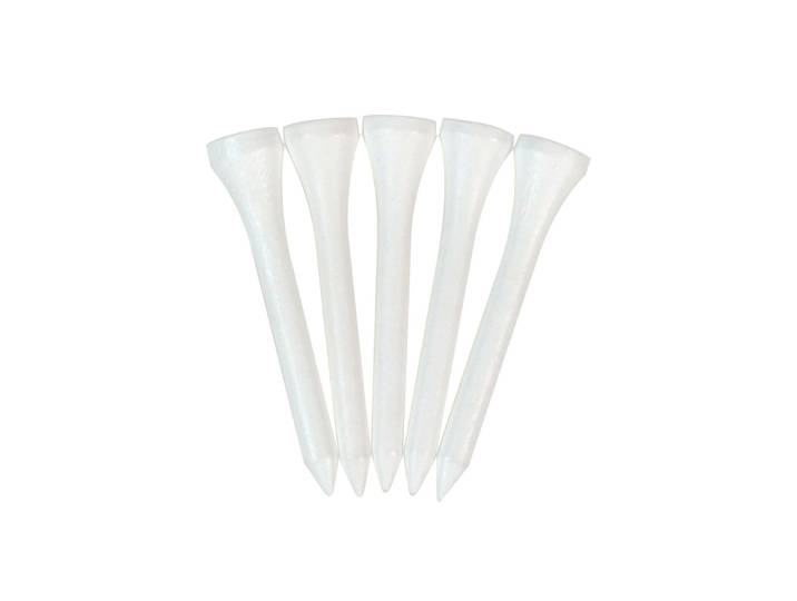 LEGEND Golf Tees 30er Set Holz 70 mm weiss