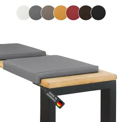 Lycce Klemmkissen Sitzkissen mit 1 Leiste, Kunstleder versch. Farben