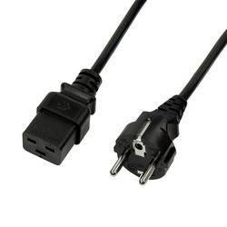 LogiLink Strom Anschlusskabel 1.8 m Schwarz CP152