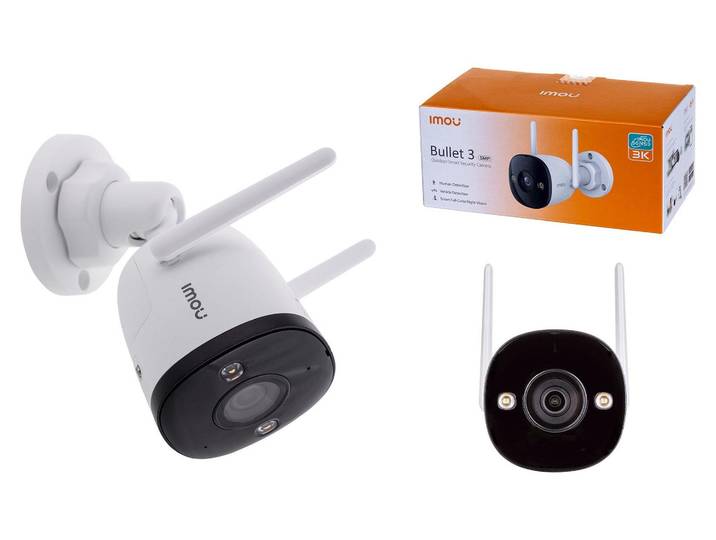Caméra de sécurité IP extérieure Imou Bullet 3 3K (2880 x 1620 pixels) pour plafond/mur