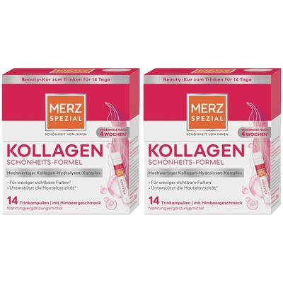Merz Spezial Kollagen Schönheits-Formel Trinkamp. 2x 2x14x25 ml Trinkampullen