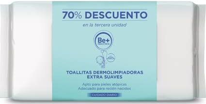 Be+ Pediatrics Toallitas Humedas Extra Suaves Triple 72 Toallitas 3 U