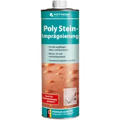 Steinimprägnierung Hotrega Poly Steinimprägnierung 1 L Gebrauchsfertiges atmungsaktives Profi-Imprägniermittel