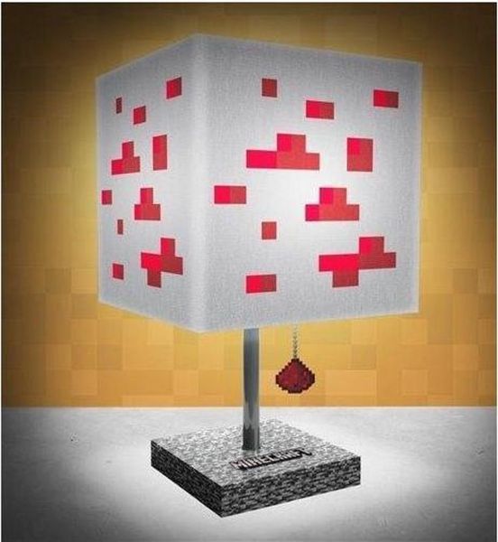 Paladone Minecraft LED Tafellamp Redstone-Standaard (Diversen) Nieuw