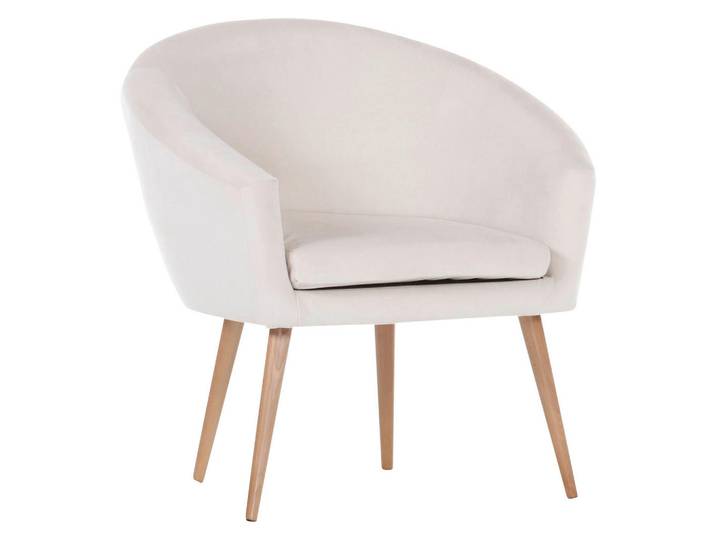 Livetastic Sessel, Creme, Holz, Buche, massiv, Uni, 73x73x66 cm, Made in EU, Wohnzimmer, Sessel, Sonstige Sessel