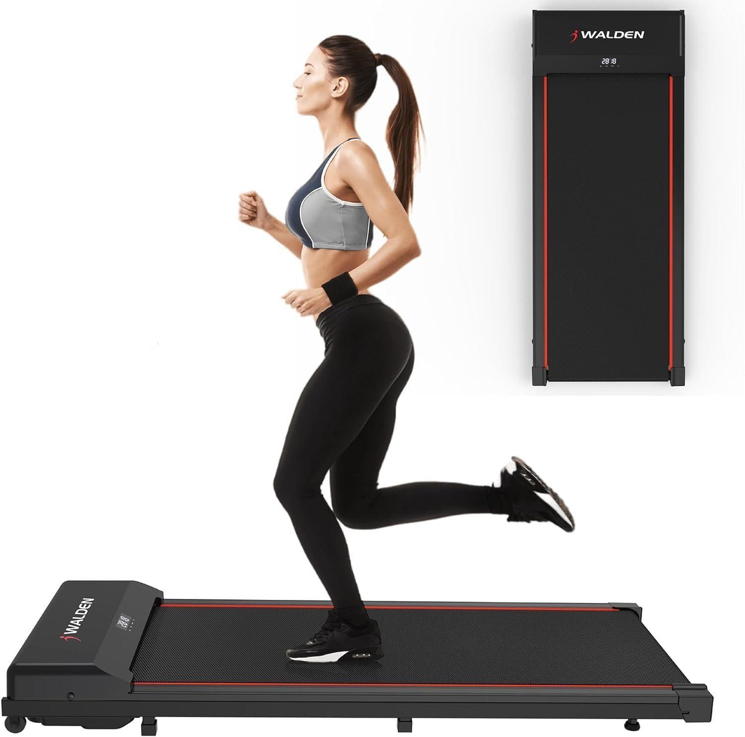 Elektrisches Laufband, Klappbar leise,bis 100kg Laufband für Zuhause