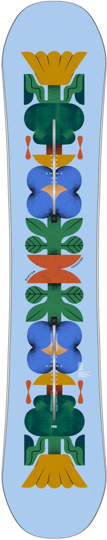 Burton  - Pack Planche Snowboard Yeasayer Flora - 140 + Rosa - Planche Snowboard