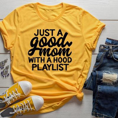 ForAllApparel Just A Good Mom T Shirt Yellow S