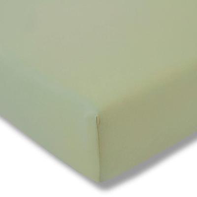 Bettlaken ESTELLA "Feinjersey", grün (lind), B:100cm L:200cm, Jersey, Obermaterial: 100% Baumwolle, Bettlaken, Bettlaken, Rundumgummi