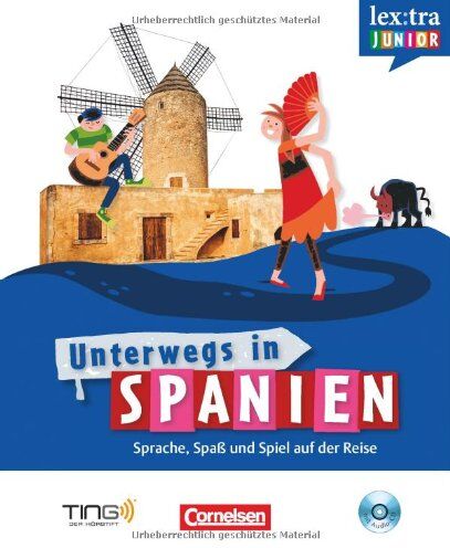 Andrea Bucheli - Lextra junior - Spanisch - Unterwegs in Spanien: Selbstlernbuch mit Hör-CD: Sprach-/Reiseführer für Kinder - TING-fähig: Unterwegs in Spanien. Sprach-/Reiseführer für Kinder - Preis vom 30.09.2026 09:01:18 h