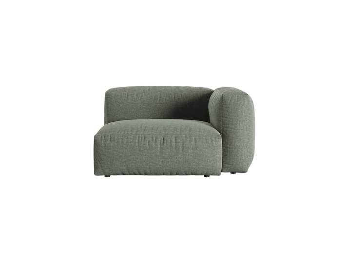 Modulares Seitenelement „Martina“ Strukturstoff Moosgrün Micadoni