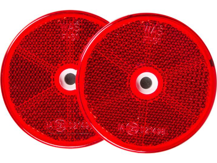 Umove Reflektor rot 60 mm 2 Stk.