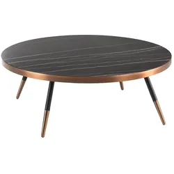 AC ANGEL CERDA Angel Cerdá  Runder schwarzer Couchtisch 2068C