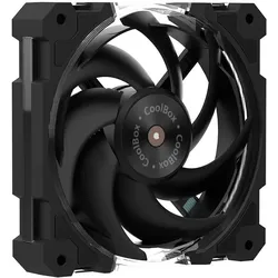 CoolBox X12 Ring ARGB (120 mm, 1x), PC Lüfter, Mehrfarbig, Schwarz