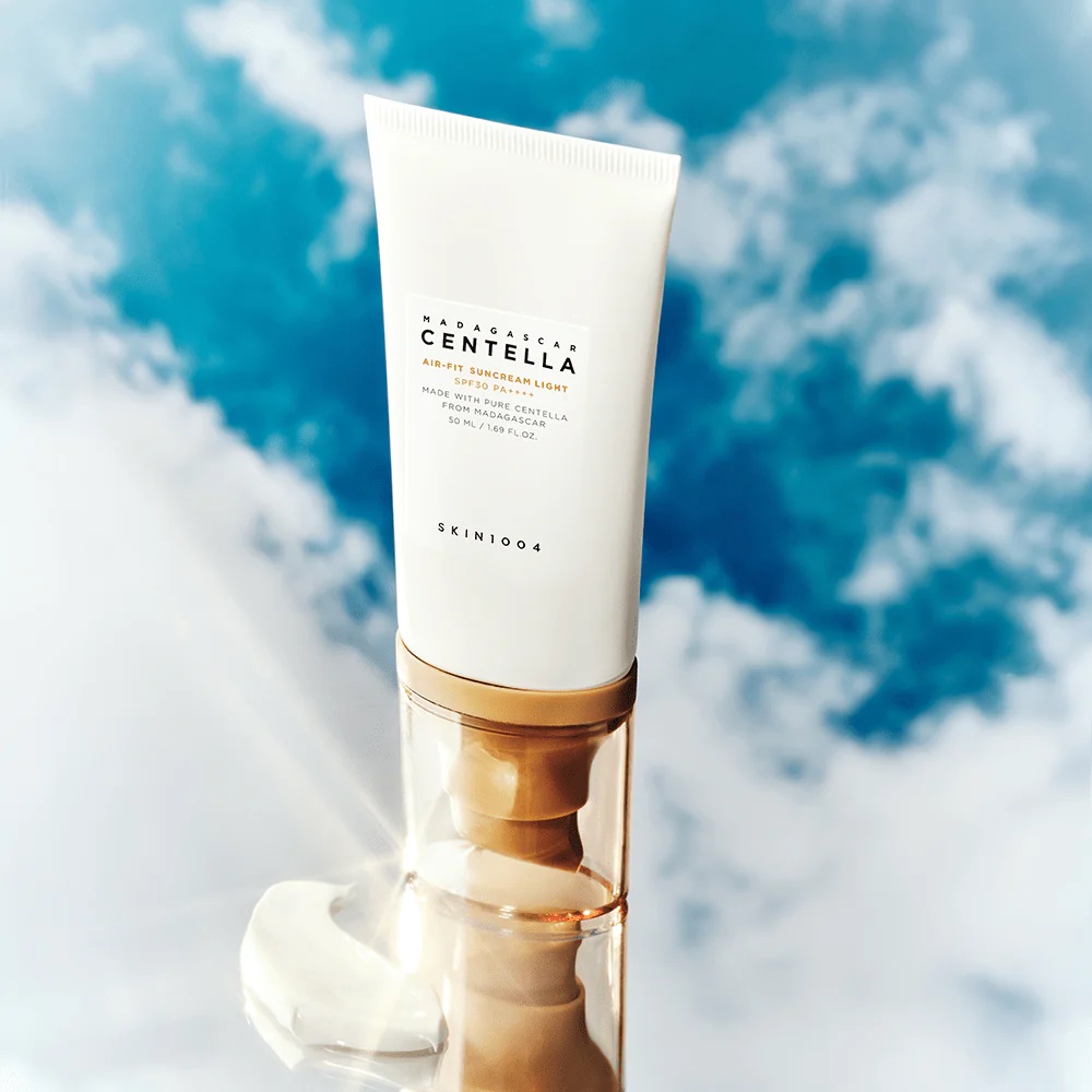 SKIN1004 Madagascar Centella Air-Fit Suncream Light Light - for Sensitive Skin 50mL SPF30