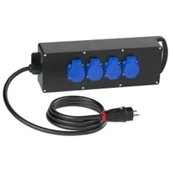 PCE 9441010 Mobilverteiler Vollgummi Baureihe STEYREGG MV 4xSSD 2m3G2.5VG-St H07 IP54