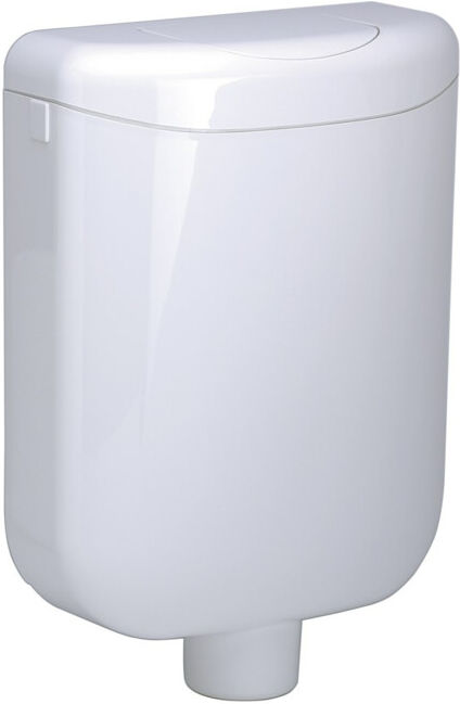 Pagette Réservoir de chasse à montage apparent Ecolux manhattan, 6 l, bouton chasse/arrêt (795010110)