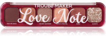 Trouble Maker Little Trouble paleta de sombra para os olhos tom Love Note 9 g. Little Trouble