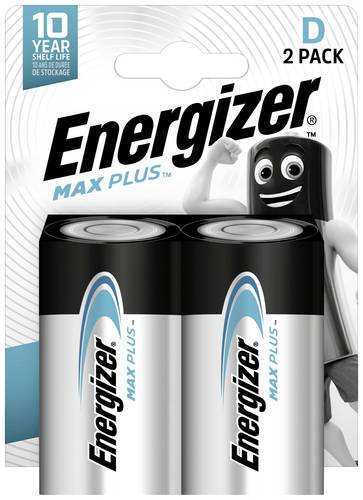 Energizer Max Plus Mono (D)-Batterie Alkali-Mangan 1.5V 2St.