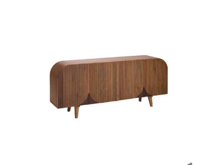 Buffet arrondi en bois de manguier Lise