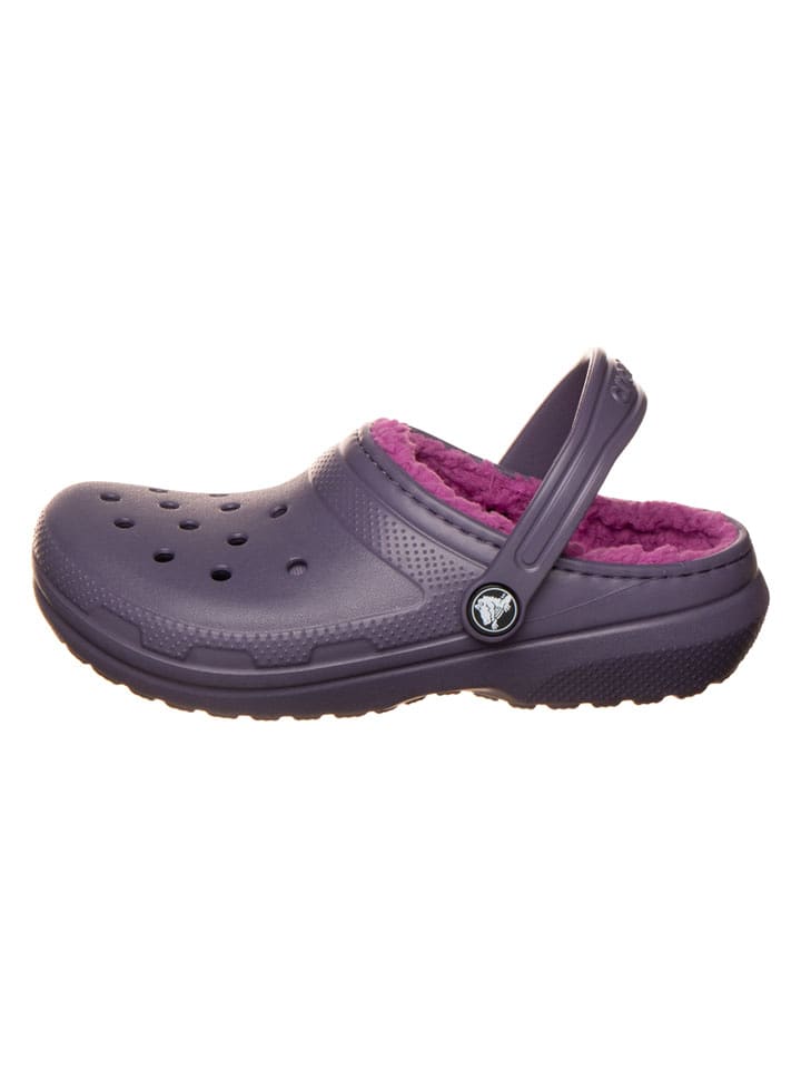 Crocs Clogs "Classic Lined" in Lila - 29/30
