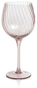 Zodax Sesto Optic Swirl Red Wine Glasses, Set of 4