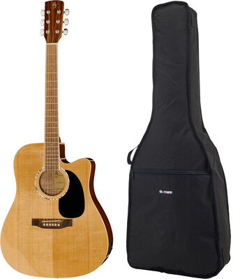 Harley Benton CLD-60SCE NT Custom Lin Bundle naturel