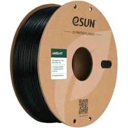 eSUN eABS-HT Hochtemperatur Schwarz Filament 1.75mm 1Kg (ABS, 1000 g, 1.75 mm), Filament, Schwarz