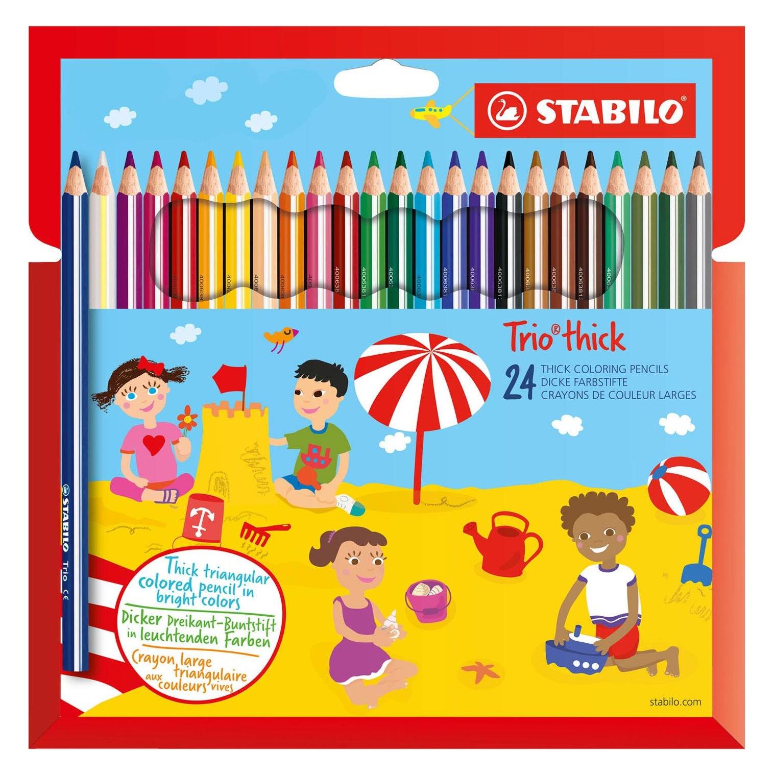 Stabilo Trio dick Dreikant-Buntstift (24x) (203/24-01)