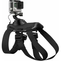 PowerGuard Hundegeschirr Hundehalterung Fetch für alle GoPro Hero Kameras, Action Cam Zubehör, Schwarz
