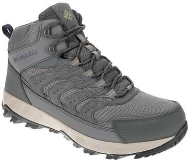 Columbia Strata Trail Mid WP (Men's) Outdoor in Cloud Grey, Size 9.5 M, Leather/Rubber/Synthetic