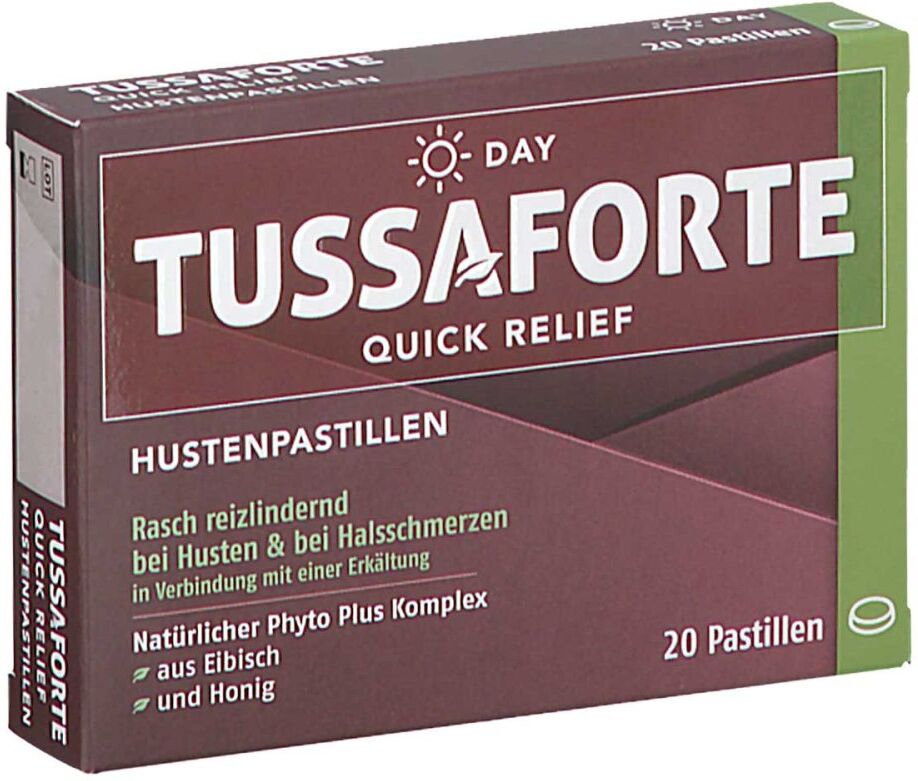 TUSSAFORTE Day Quick Relief Hustenpastillen 20stk
