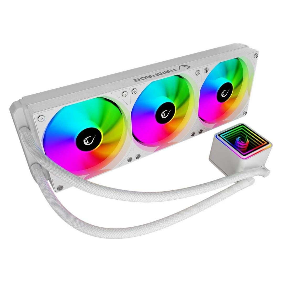 Rampage Chłodzenie wodne INFINITE V360 Białe (COLRAMINFINITEV360W)