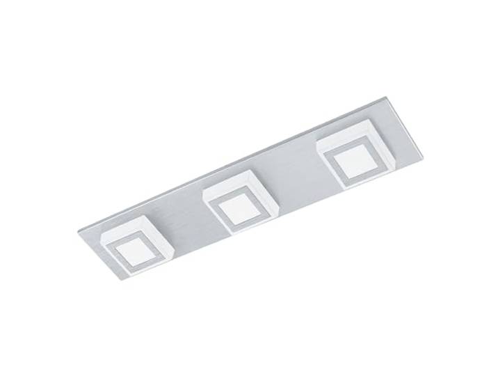 EGLO LED Deckenleuchte Masiano, 3 flammige Deckenlampe Wohnzimmerlampe aus Aluminium und Kunststoff, Flurlampe, warmweiß