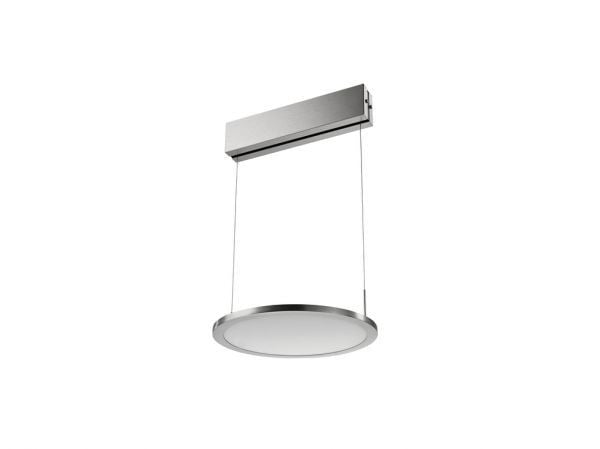 Naber PLATE 1R LED Hanglamp Zilver Roestvrij Staal en Aluminium
