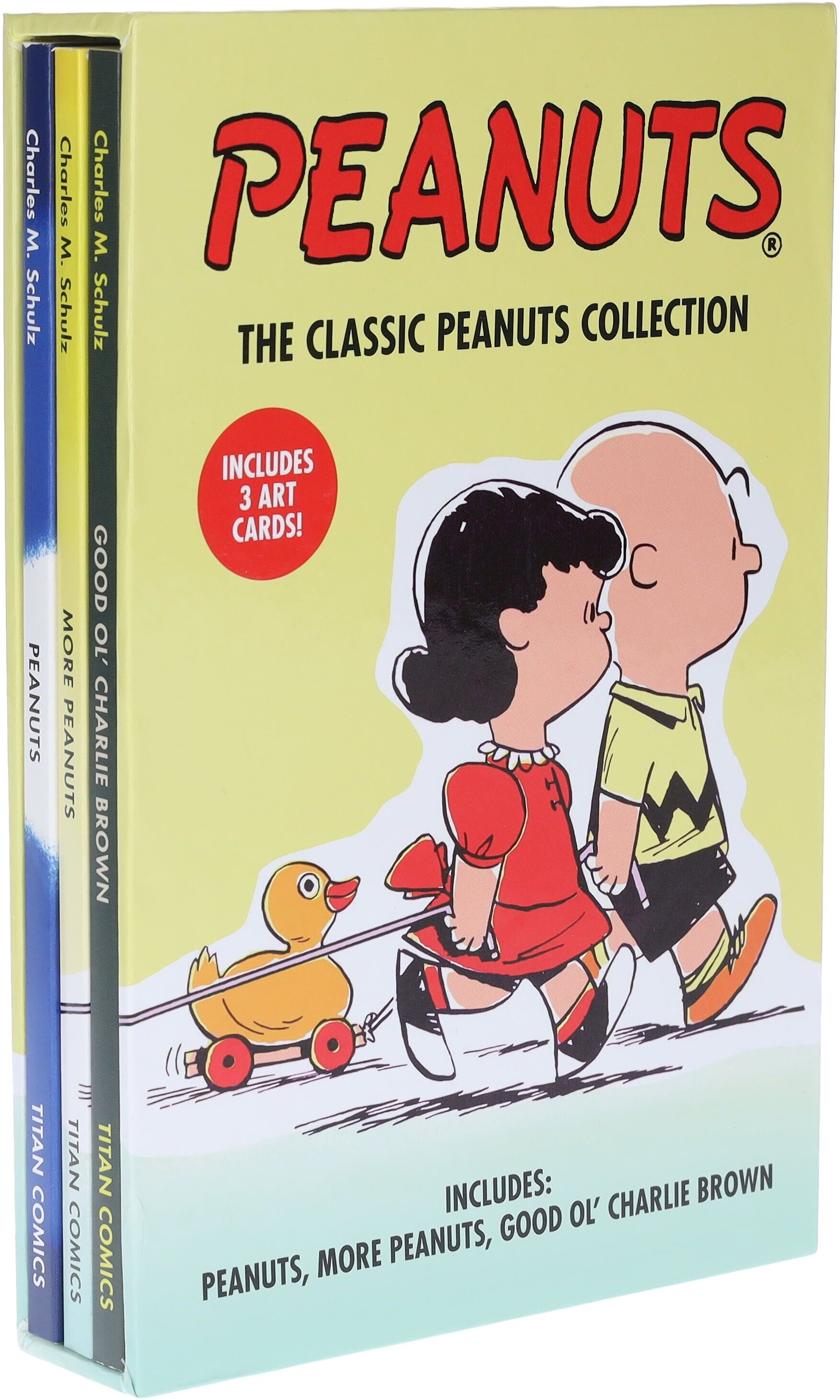 Peanuts: The Classic Collection (Includes 3 Art Cards!) 3 Books Boxed Set - Ages 4-8 - Paperback Titan Comics
