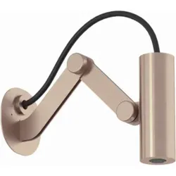 Kludi ASANA Tubeflex Mini-Kopfbrause 69210N1-00 Verstellbar Wandmontage Brushed Bronze PVD