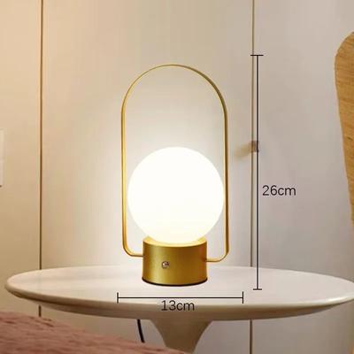 Uplifted Finds Nordic Atmosphere Portable LED Table Lamp gold
