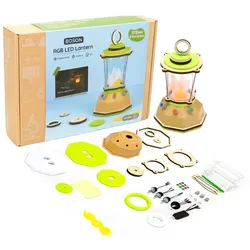 DFRobot BOSON STEM DIY RGB LED Lantern Kit, RGB-LED, Drehregler, Lernset für Farblehre, ab 6 Jahren