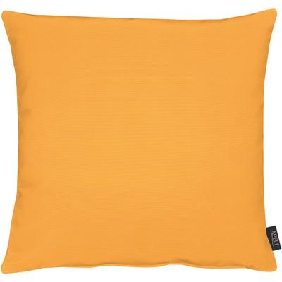 Dekokissen APELT "4362 Rips Uni, 1 Stück, Wasser/Schmutzabweisend - Ohne Füllung" Gr. 2, orange (orange, unifarben), B:49cm L:49cm, Obermaterial: 60% Polyester, 40% Baumwolle, Dekokissen_Sitzkissen_Kissenhüllen, Wasser- und Schmutzabweisend, Ohne...