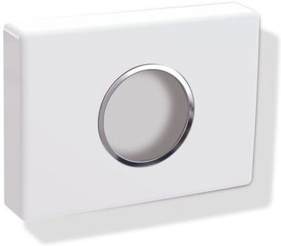Hewi Hygienebeutelspender 950.06.75098 signalweiß, 143x103x27mm, Ringeinsatz Kunststoff verchromt
