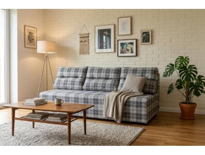 Family Meble Schlafsofa Kimo Brawo – szary