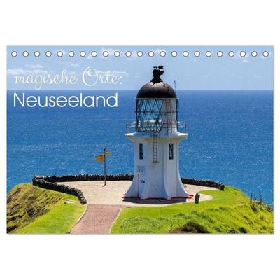 Magische Orte: Neuseeland (Tischkalender 2027 DIN A5 quer), CALVENDO Monatskalender